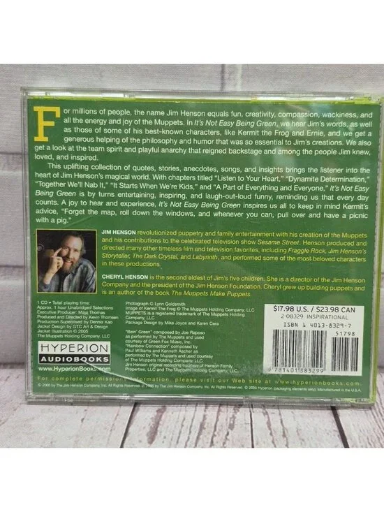 It's Not Easy Being Green: And Other Things to Consider - Audio CD - HTF - Picture 2 of 5